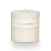Winter White Small Fragranced Pillar Candle