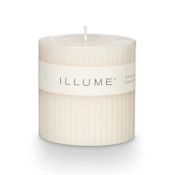 Winter White Small Fragranced Pillar Candle