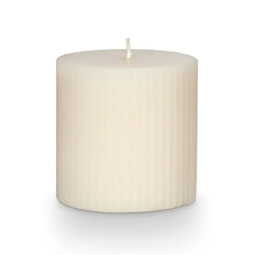 Winter White Small Fragranced Pillar Candle