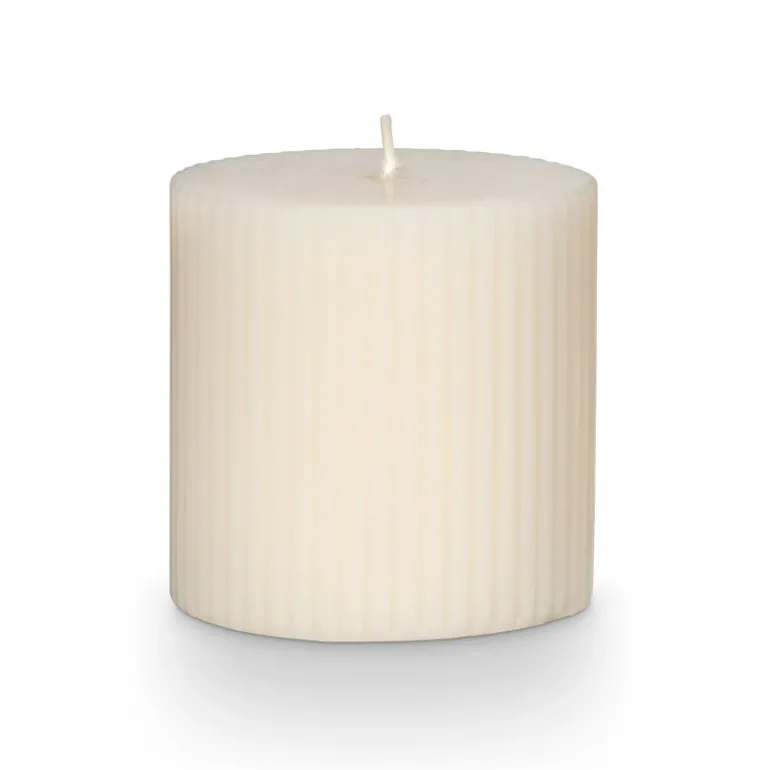 Winter White Small Fragranced Pillar Candle