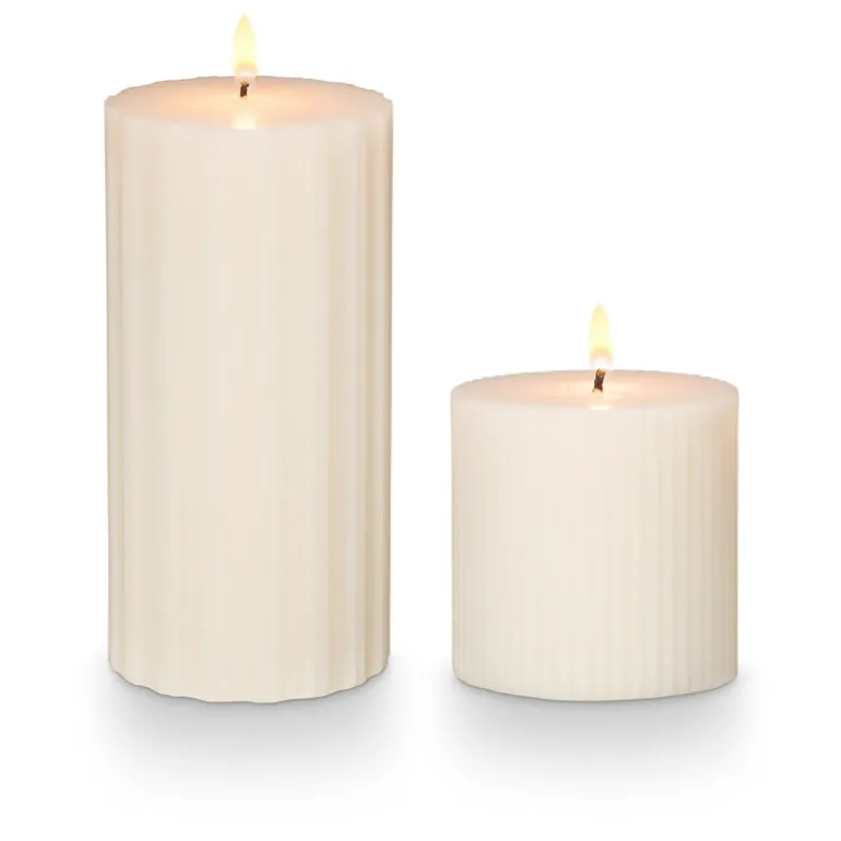 Winter White Small Fragranced Pillar Candle