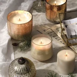 Winter White Small Fragranced Pillar Candle