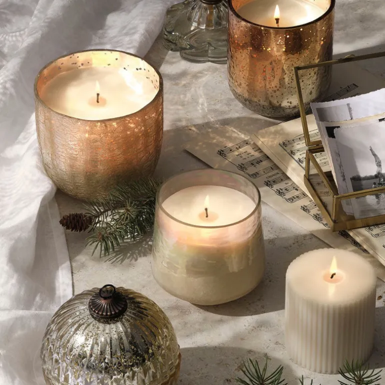 Winter White Small Fragranced Pillar Candle