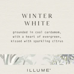 Winter White Small Fragranced Pillar Candle