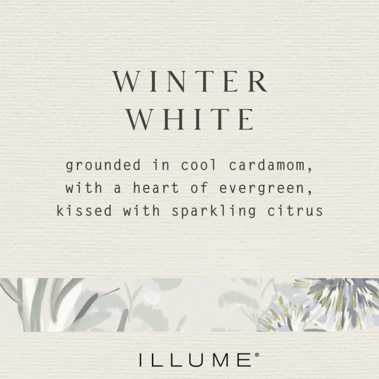 Winter White Small Fragranced Pillar Candle