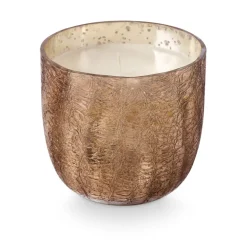 Woodfire Large Boxed Crackle Glass Candle