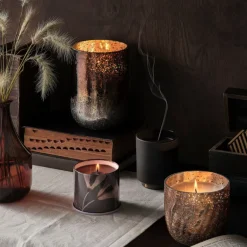 Woodfire Large Radiant Glass Candle