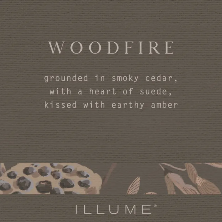 Woodfire Small High Shine Tree Candle