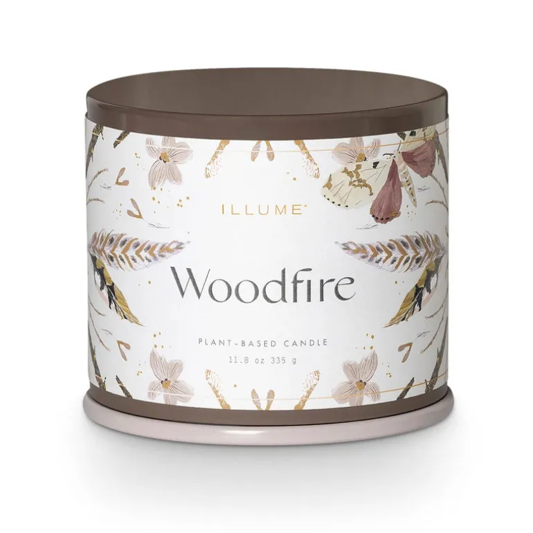Woodfire Vanity Tin Candle